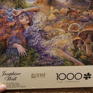 New In Box 1000 Josephine Wall Glitter Edition Puzzle